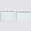 Lot de 8 bandes de fixation murales, 2kg max.