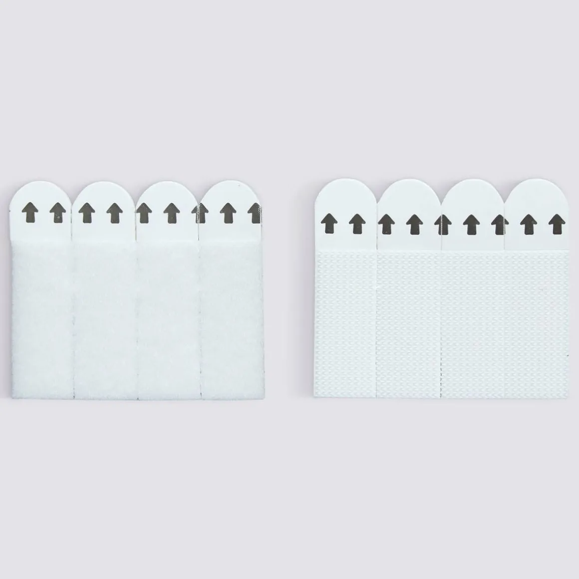 Lot de 8 bandes de fixation murales, 2kg max.