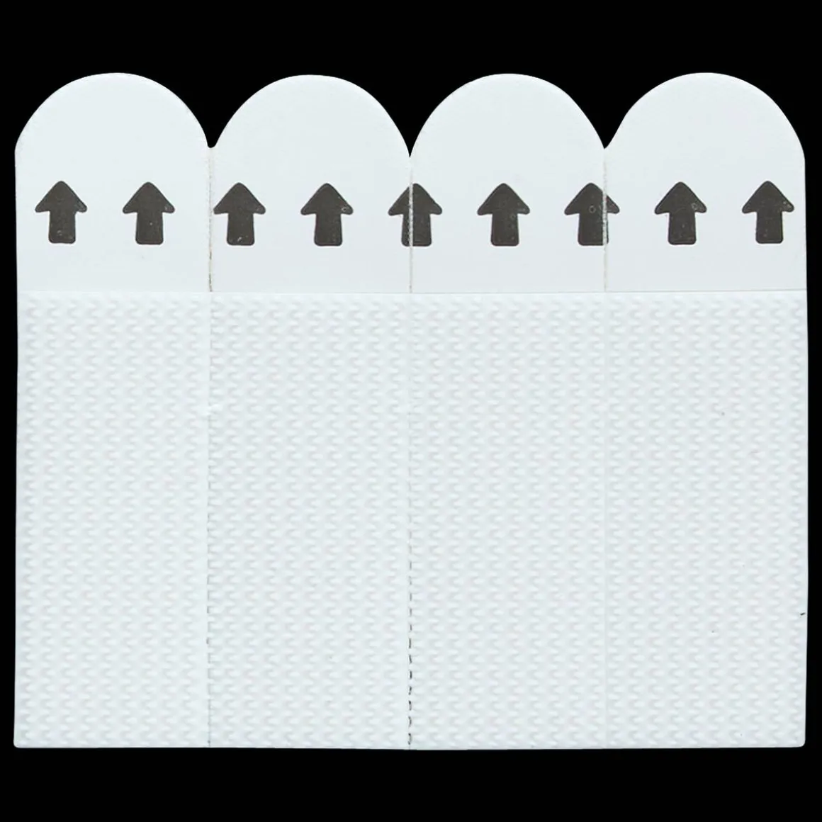 Lot de 8 bandes de fixation murales, 2kg max.