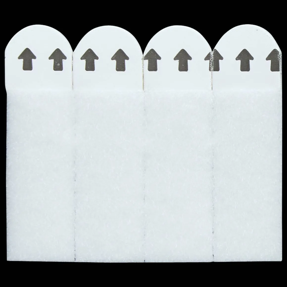 Lot de 8 bandes de fixation murales, 2kg max.