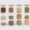 Lot de 12 bocaux de conservation hermétiques en verre 350ml