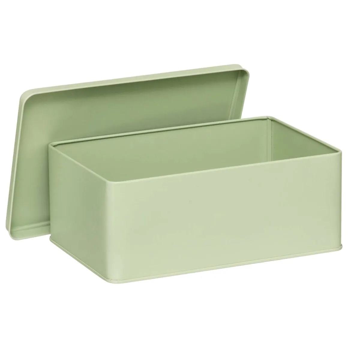 Lot de 3 boîtes de rangement, L.31/20,5 cm, Vert Clair