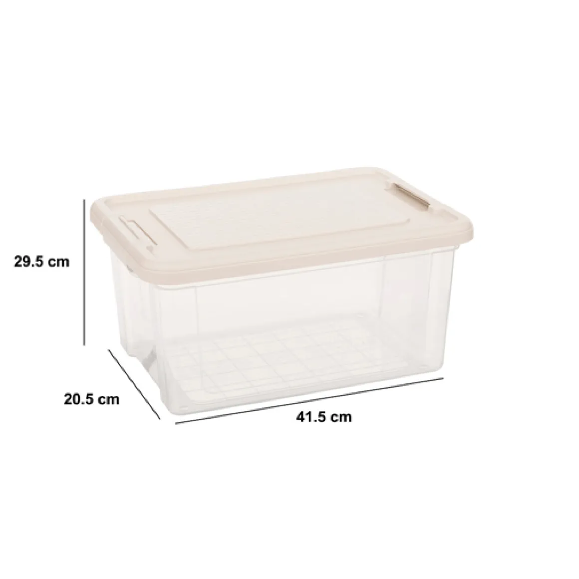 Lot de 3 boîtes de rangement 16L