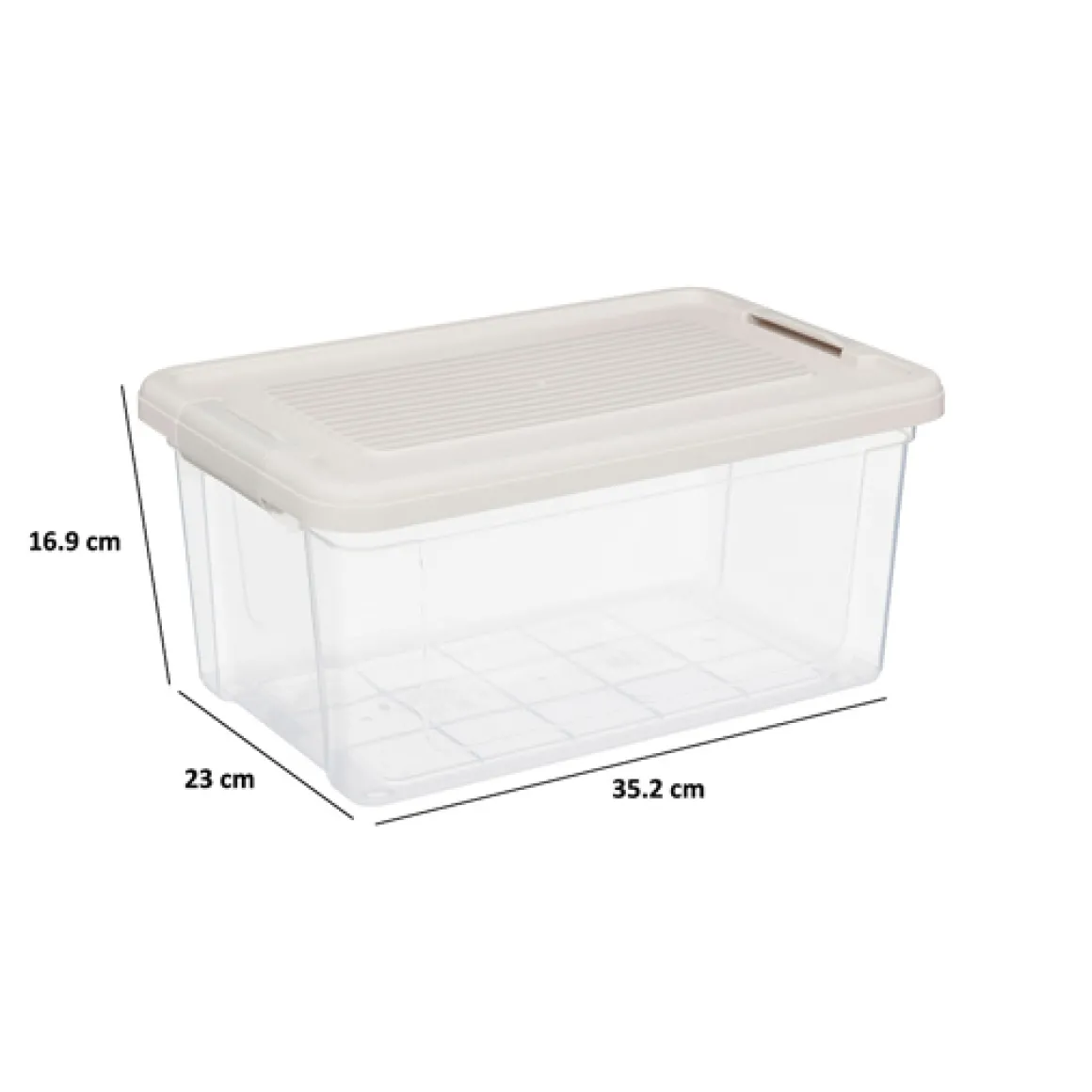 Lot de 3 boîtes de rangement 9L