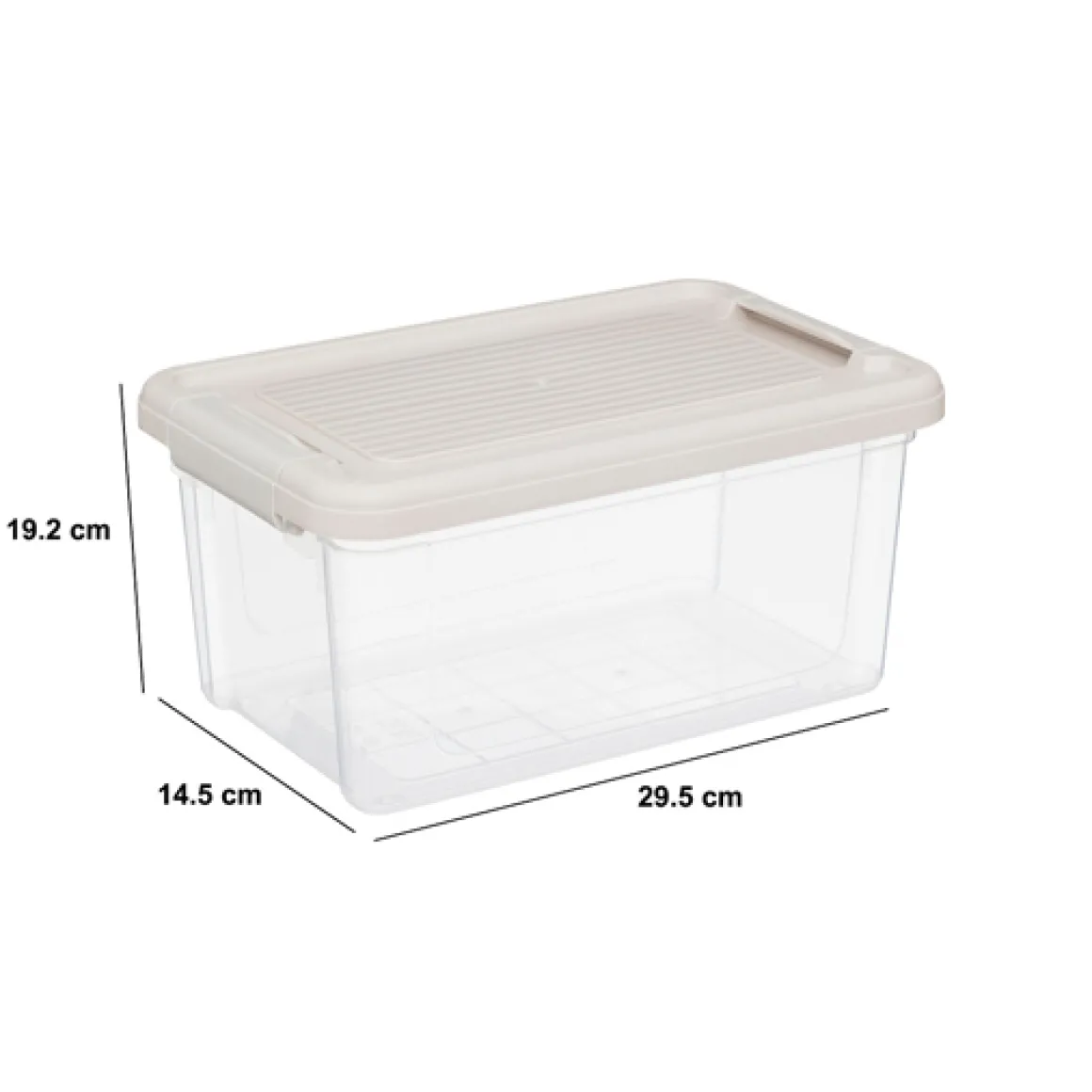 Lot de 3 boîtes de rangement 5L