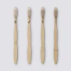 Lot de 4 brosses à dents, Bambou