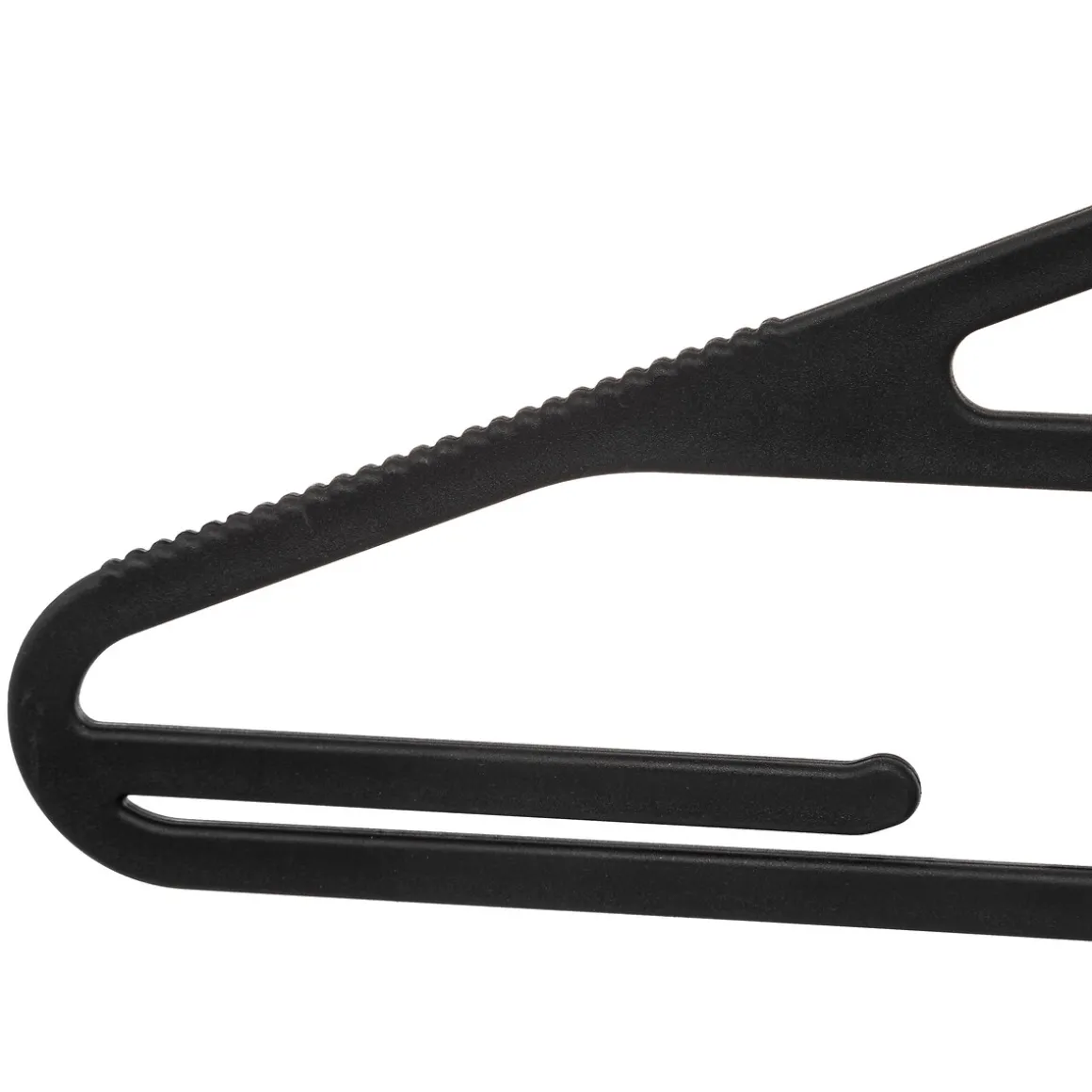 Lot de 5 cintres fins antidérapants, Noir