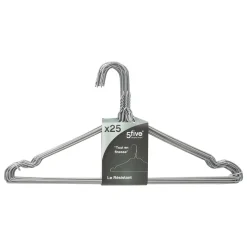 Lot de 25 cintres métal