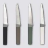 Lot de 4 couteaux à steak manche antidérapant