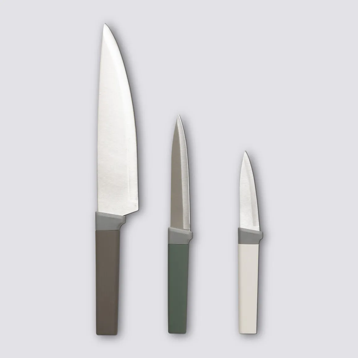 Lot de 3 couteaux manche antidérapant