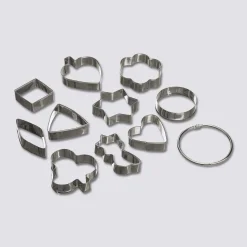 Lot de 10 emporte-pièces en acier
