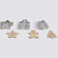 Lot de 3 emporte-pièces et 3 embosseurs Noël