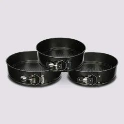 Lot de 3 moules à manqué démontables