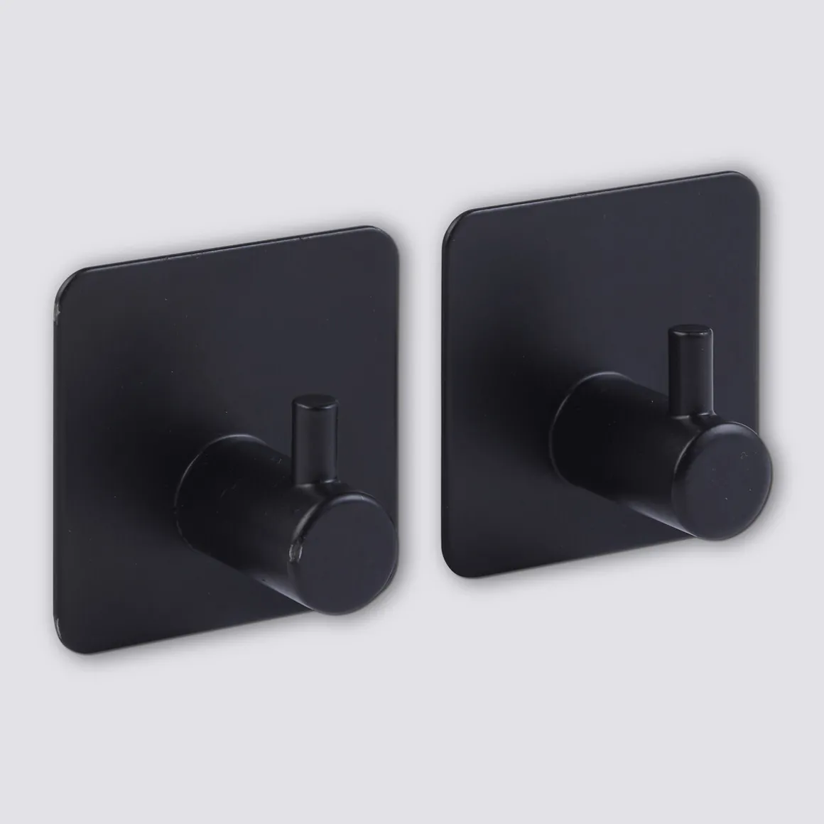 Lot de 2 patères adhésives 1 tête