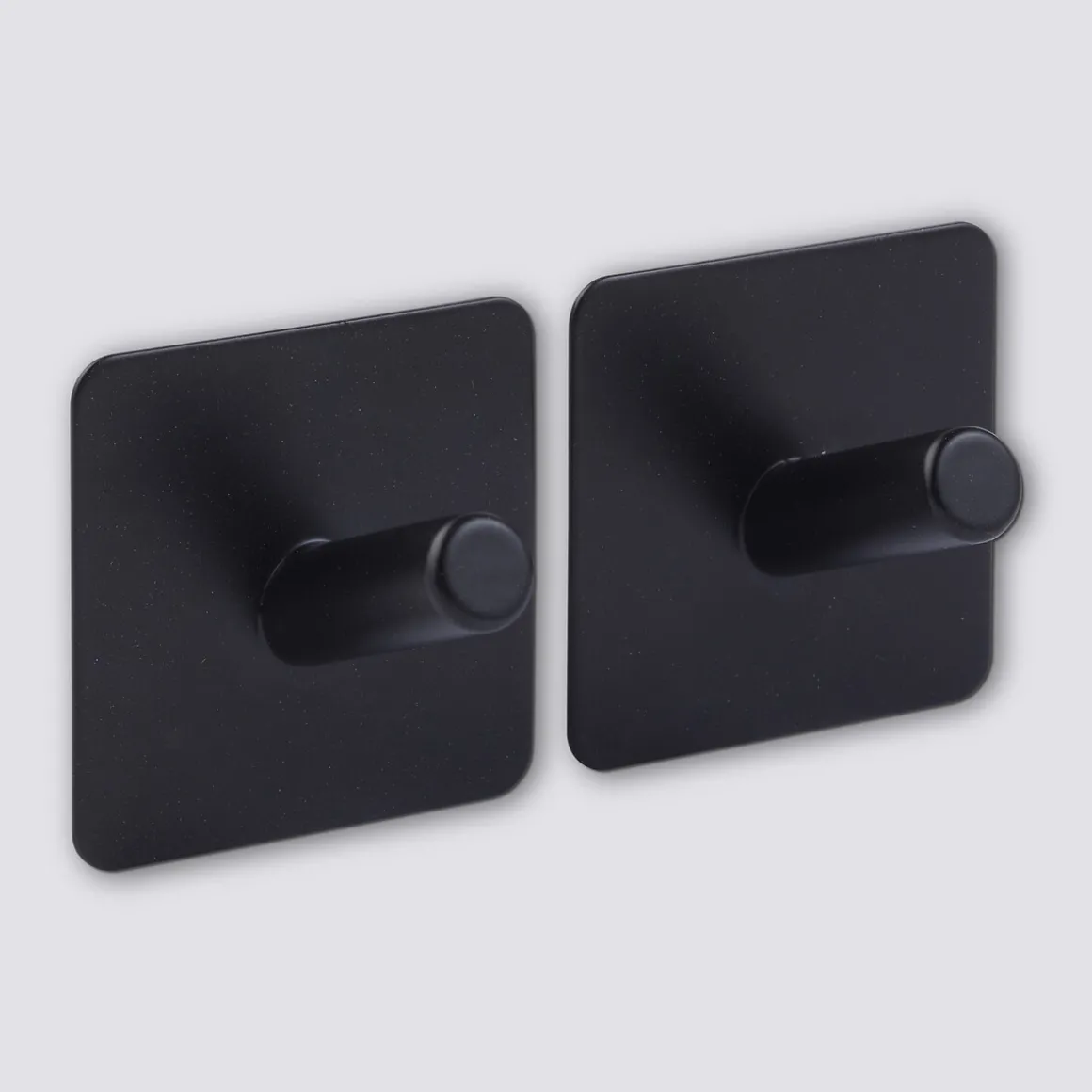 Lot de 2 patères adhésives 1 tête