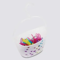 Lot de 24 pinces à linge avec panier