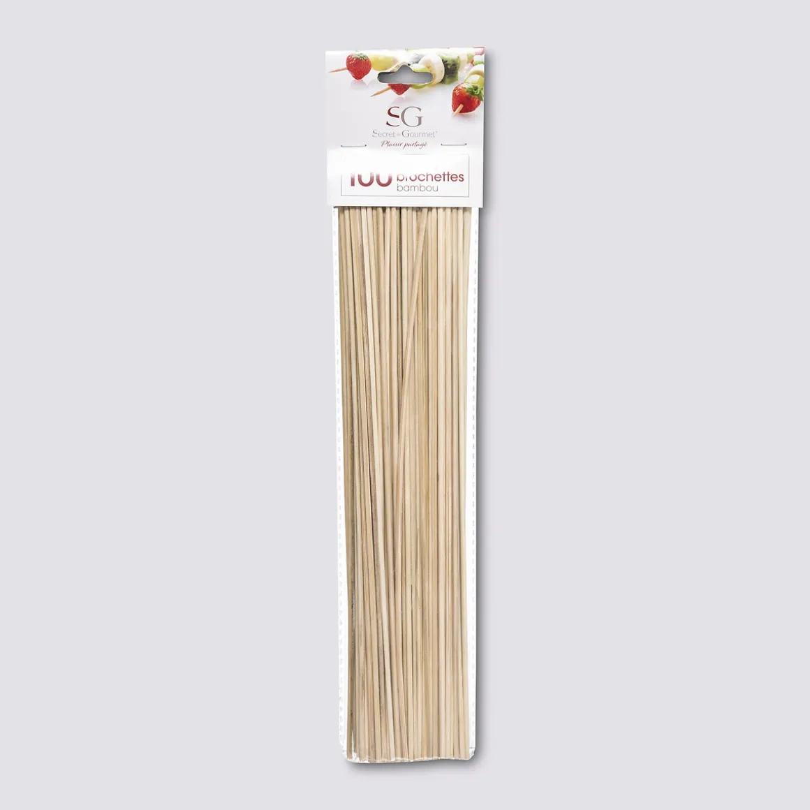 Lot de 100 piques à brochette en bambou