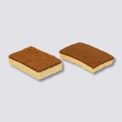 Lot de 2 éponges en coco
