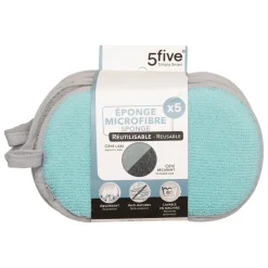 Lot de 5 éponges microfibre gratantes