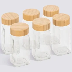 Lot de 6 pot à épices, 120 ml