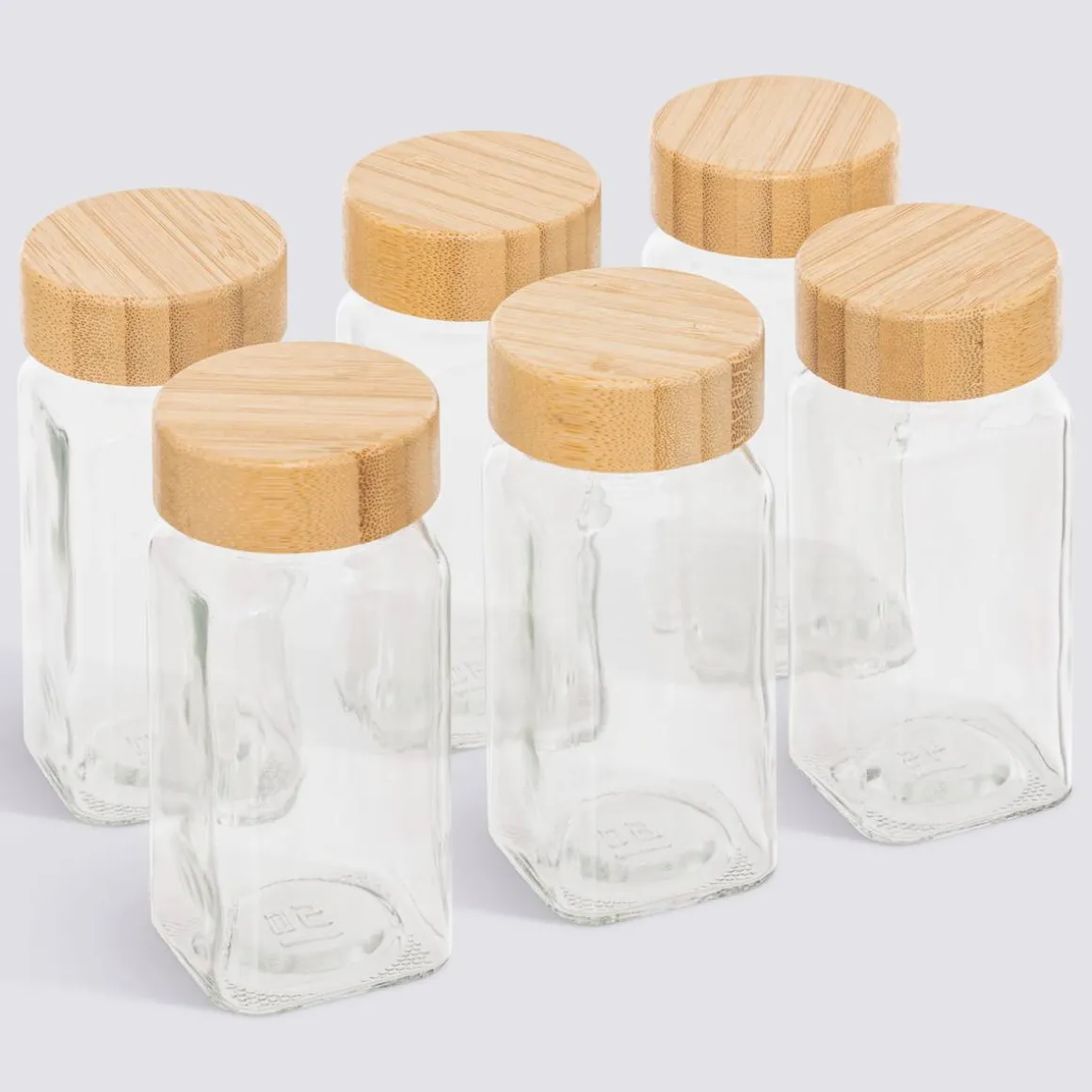 Lot de 6 pot à épices, 120 ml