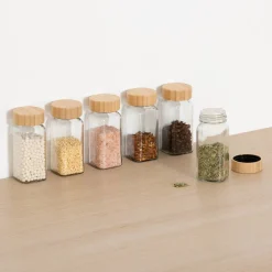 Lot de 6 pot à épices, 120 ml