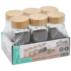 Lot de 6 pot à épices, 120 ml