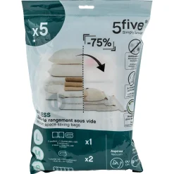 Lot de 5 sacs compresseurs