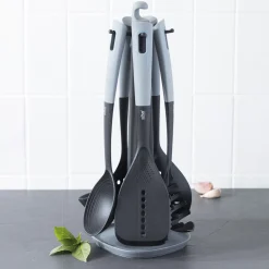 Lot de 5 ustensiles avec support