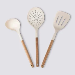 Lot de 3 ustensiles de cuisine, Acacia