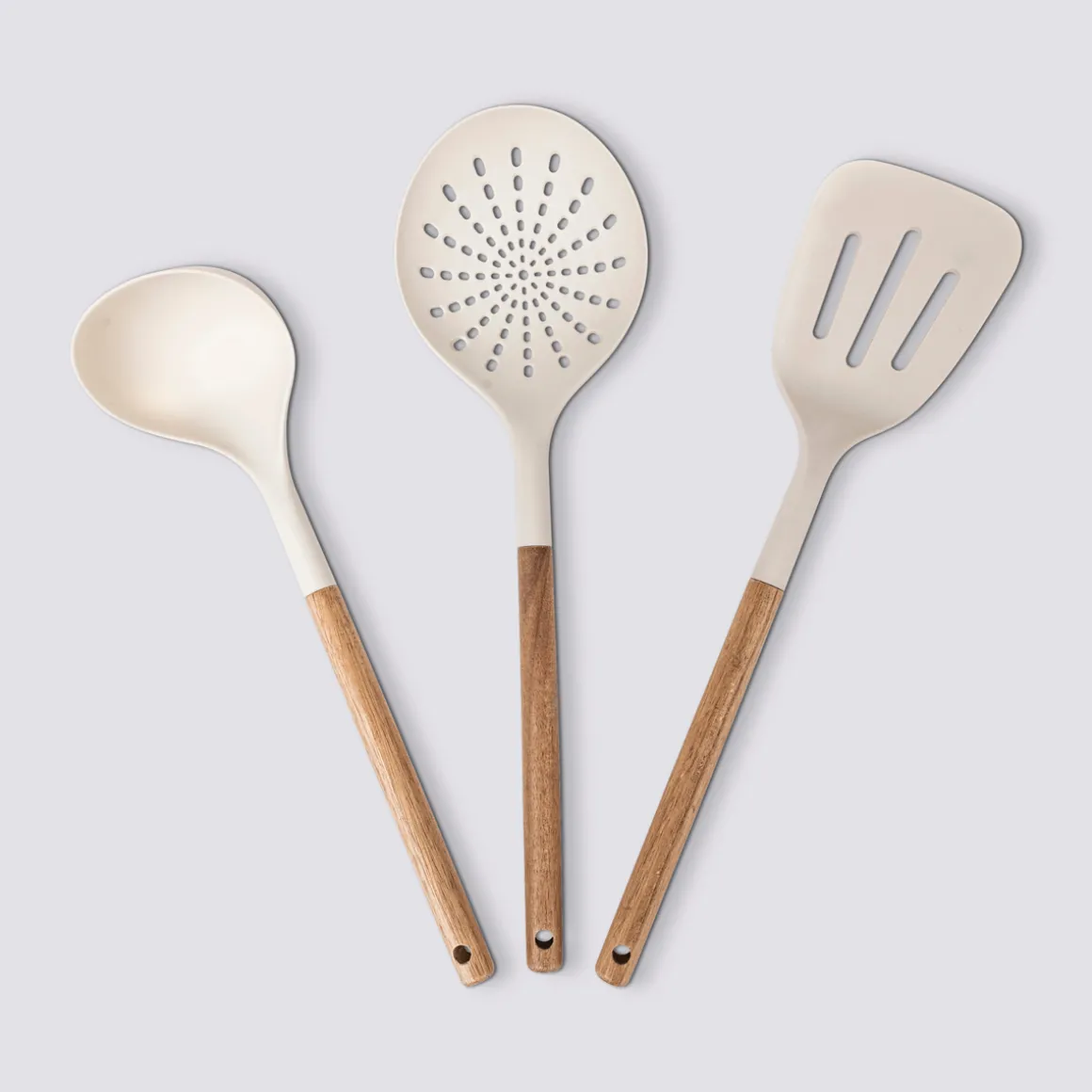 Lot de 3 ustensiles de cuisine, Acacia