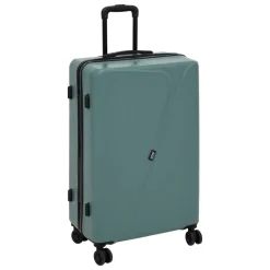 Lot de 3 valises 8 roues, H.77/67/55 cm, Vert