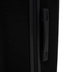 Lot de 3 valises 8 roues, H.77/67/55 cm, Noir