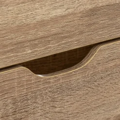Meuble à chaussures 4 tiroirs, Effet chêne naturel