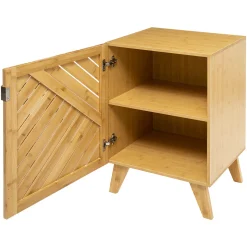 Meuble 1 porte, Bambou