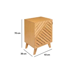 Meuble 1 porte, Bambou