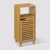 Meuble colonne 1 porte, Bambou