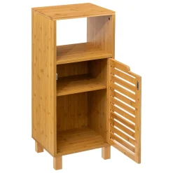 Meuble colonne 1 porte, Bambou