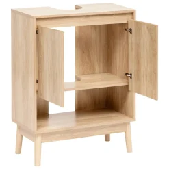 Meuble sous-lavabo 2 portes, Beige