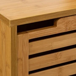 Meuble étagère 1 porte, Bambou