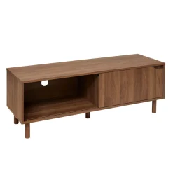 Meuble TV 2 étagères, Marron