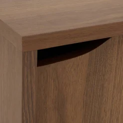 Meuble TV 2 étagères, Marron