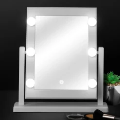 Miroir à led 40x37 cm, Blanc