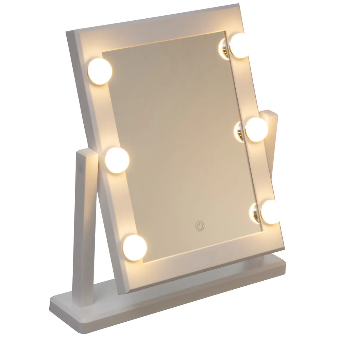 Miroir à led 40x37 cm, Blanc