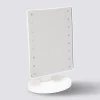 Miroir à LED, 28x16 cm, Blanc