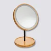 Miroir avec pied à led 18 cm