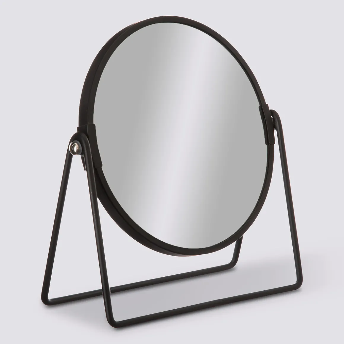 Miroir balancoire avec pieds D17cm, Noir