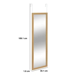 Miroir de porte à suspendre, 109x35 cm