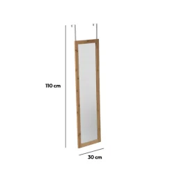 Miroir de porte 110x30 cm
