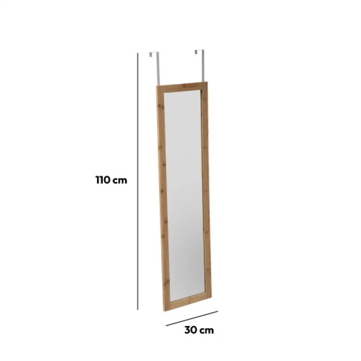 Miroir de porte 110x30 cm